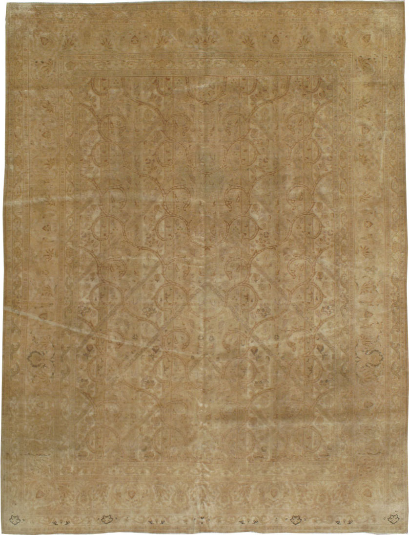 Antique Persian Tabriz Carpet, No.13985 - Galerie Shabab