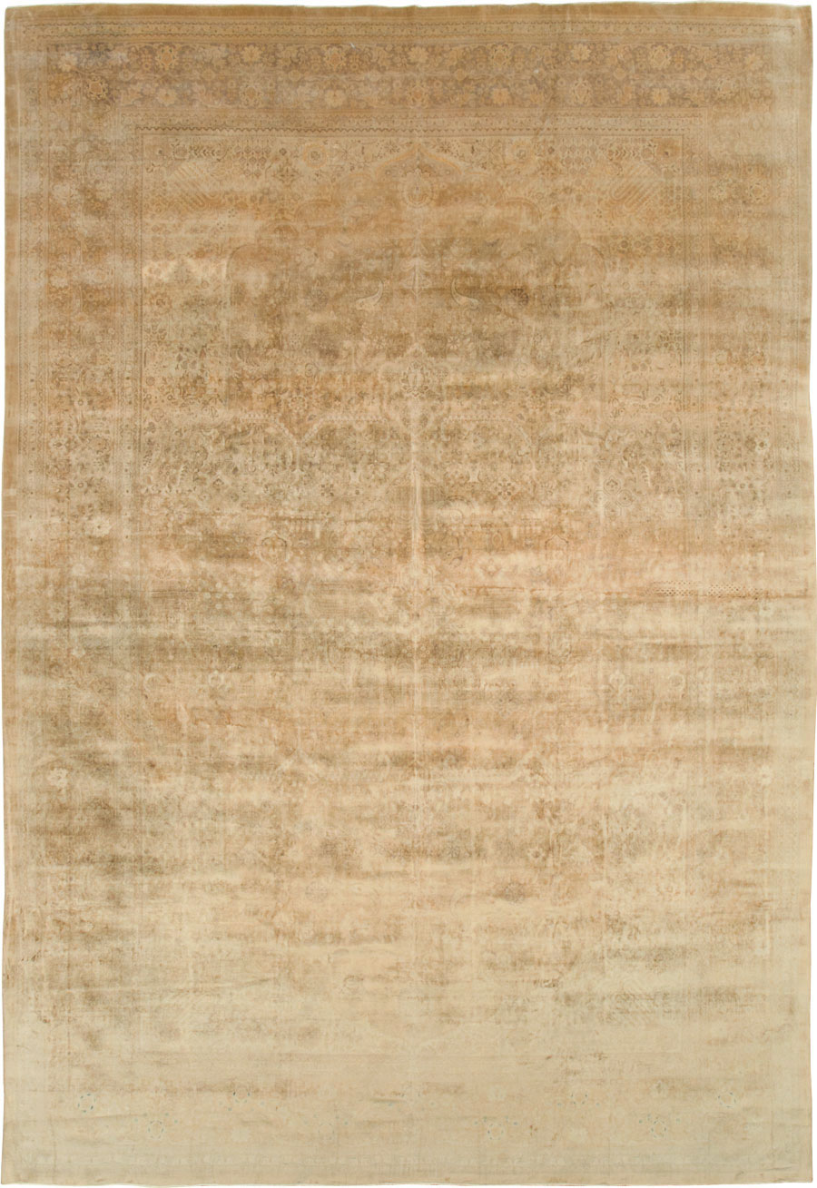 Antique Persian Tabriz Carpet, No.13986 - Galerie Shabab