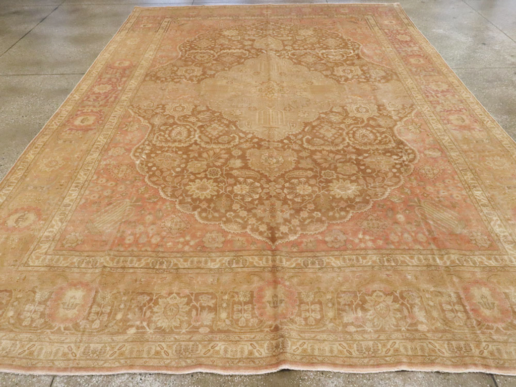 Antique Persian Tabriz Carpet, No.13990 - Galerie Shabab
