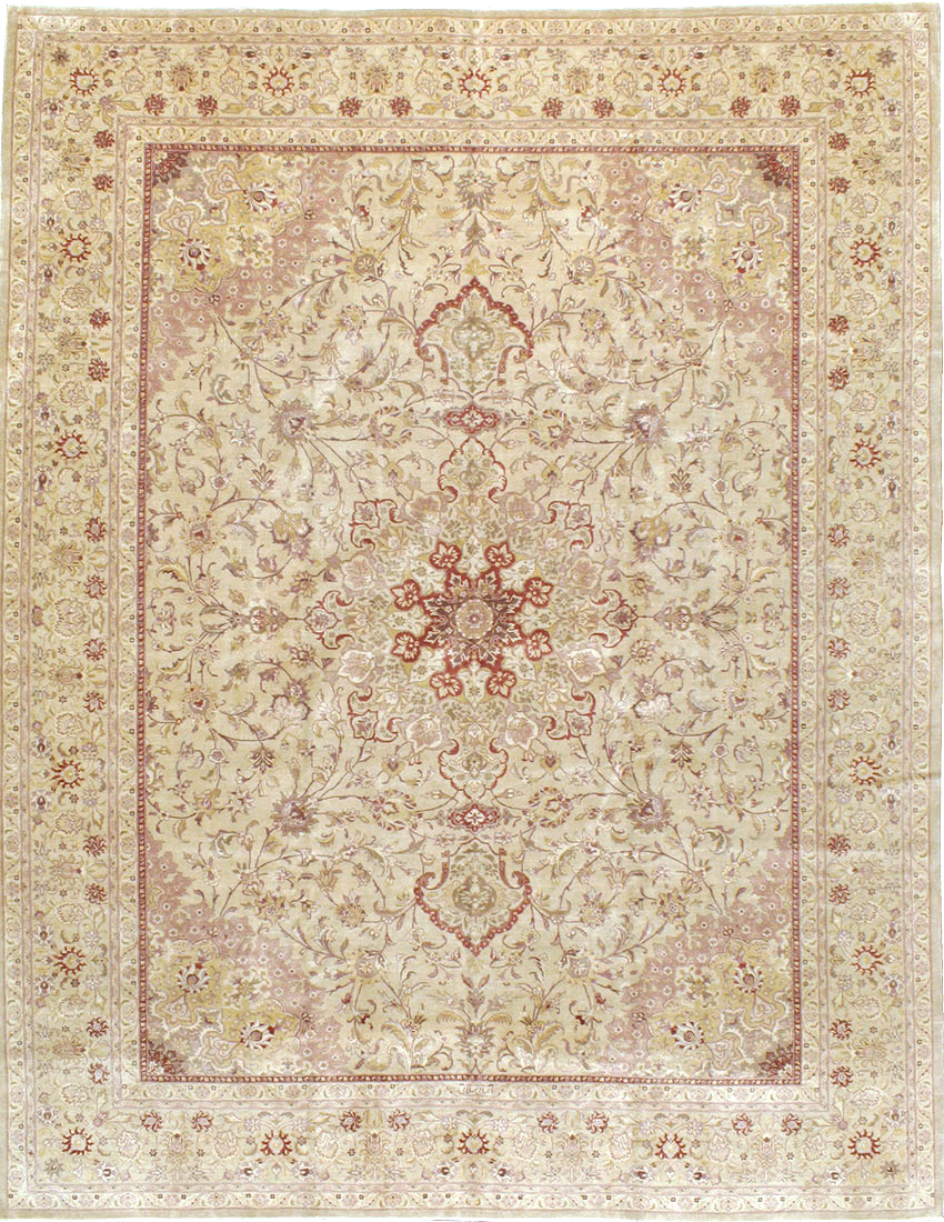 Vintage Persian Tabriz Carpet, No.13991 - Galerie Shabab