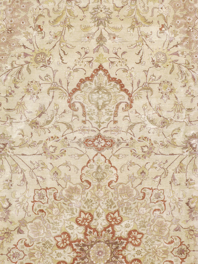 Vintage Persian Tabriz Carpet, No.13991 - Galerie Shabab