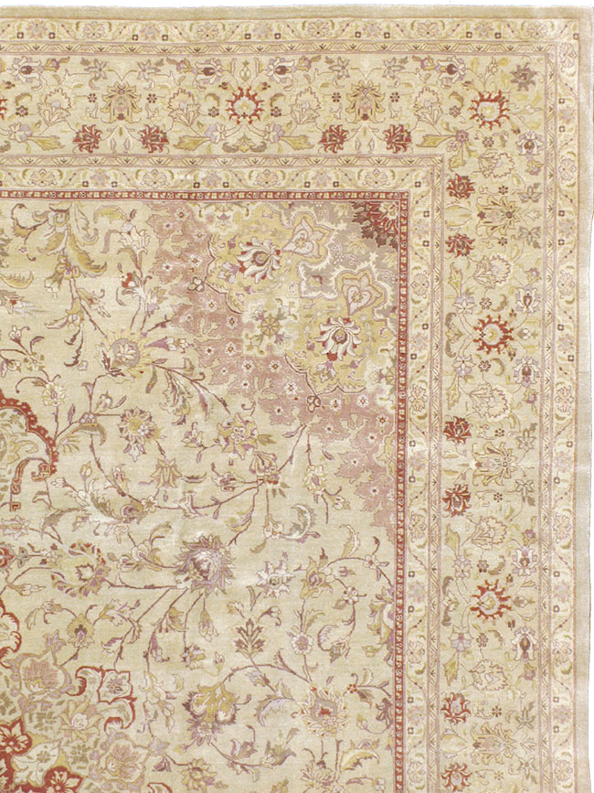Vintage Persian Tabriz Carpet, No.13991 - Galerie Shabab
