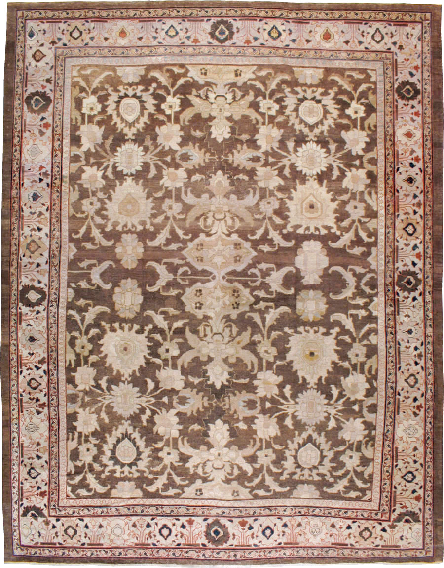 Antique Persian Mahal Carpet, No.13993 - Galerie Shabab