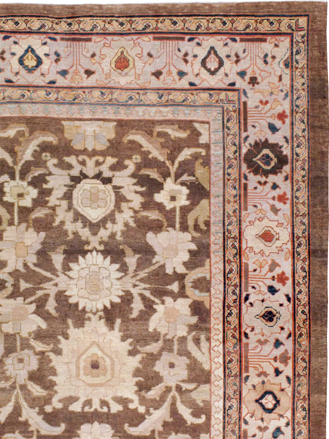 Antique Persian Mahal Carpet, No.13993 - Galerie Shabab