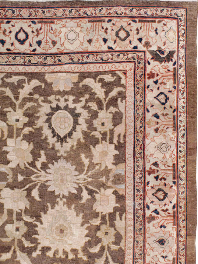 Antique Persian Mahal Carpet, No.13993 - Galerie Shabab
