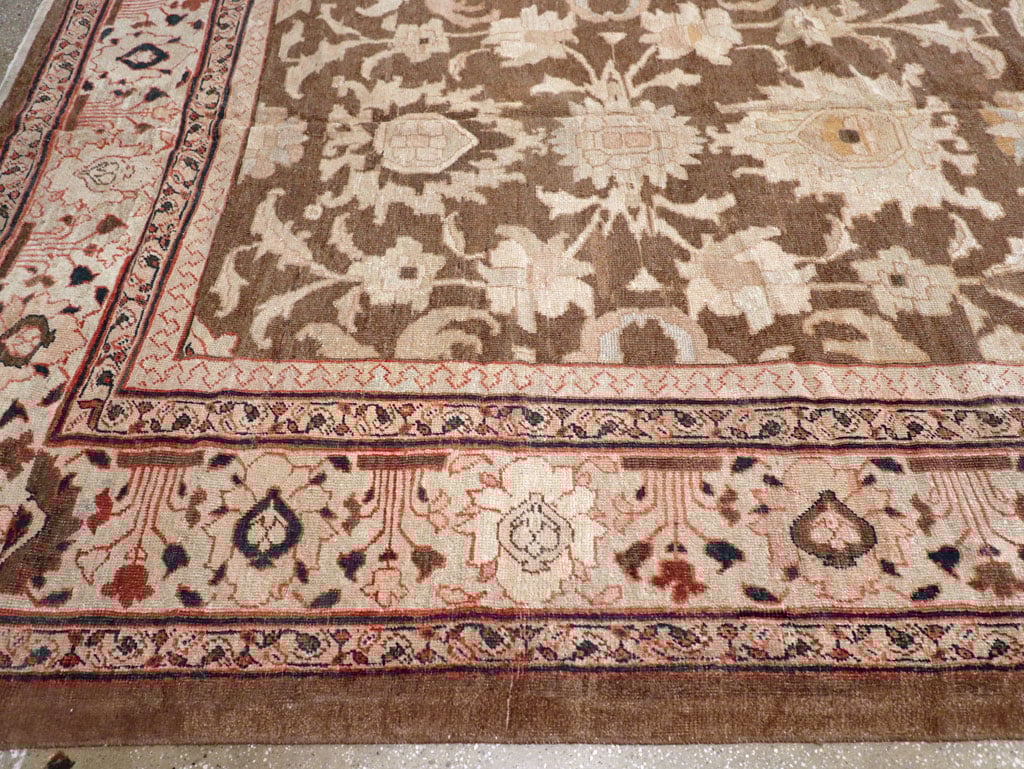 Antique Persian Mahal Carpet, No.13993 - Galerie Shabab