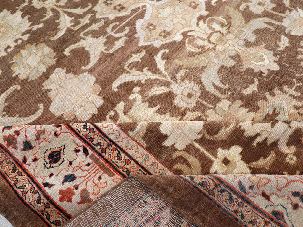 Antique Persian Mahal Carpet, No.13993 - Galerie Shabab