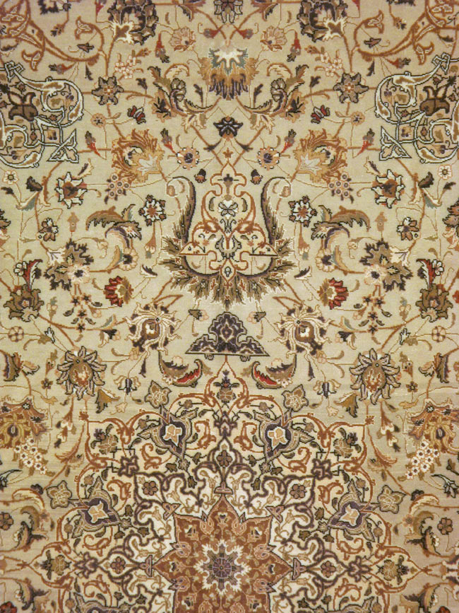 Vintage Persian Tabriz Carpet, No.13995 - Galerie Shabab