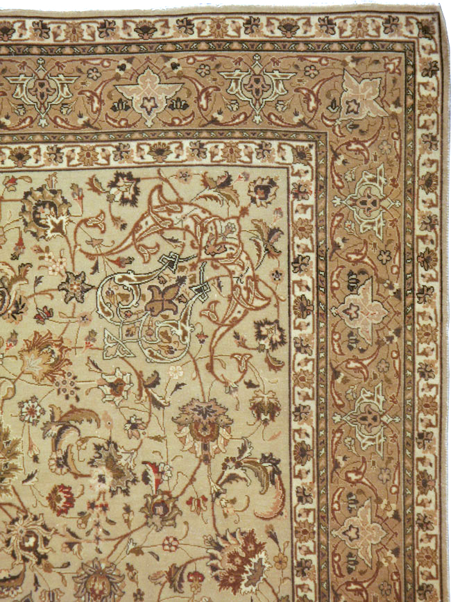 Vintage Persian Tabriz Carpet, No.13995 - Galerie Shabab