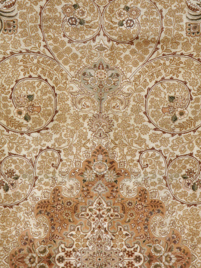 Vintage Persian Tabriz Carpet, No.13996 - Galerie Shabab