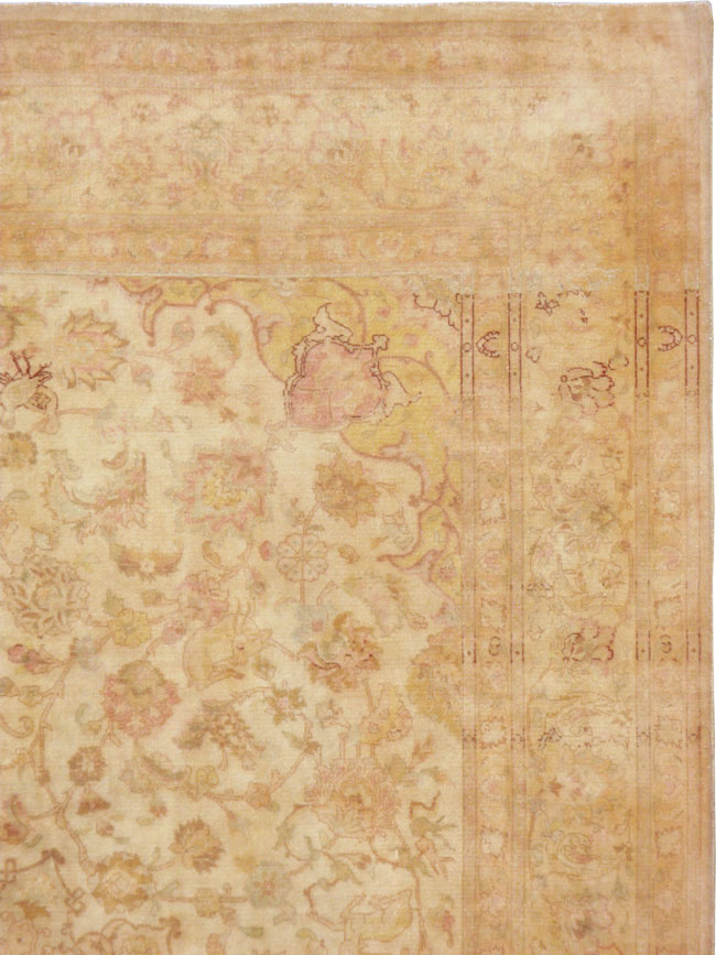 Vintage Persian Tabriz Carpet, No.13998 - Galerie Shabab