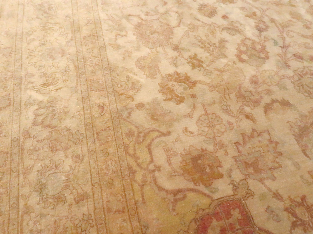 Vintage Persian Tabriz Carpet, No.13998 - Galerie Shabab