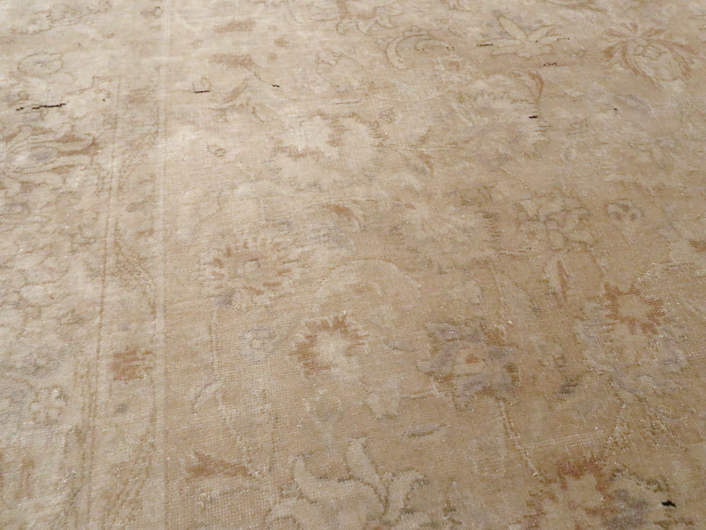 Vintage Persian Tabriz Carpet, No.14003 - Galerie Shabab