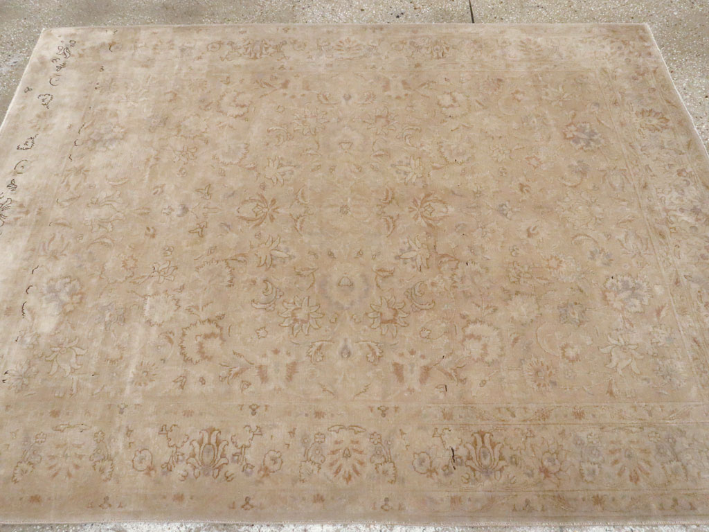 Vintage Persian Tabriz Carpet, No.14003 - Galerie Shabab