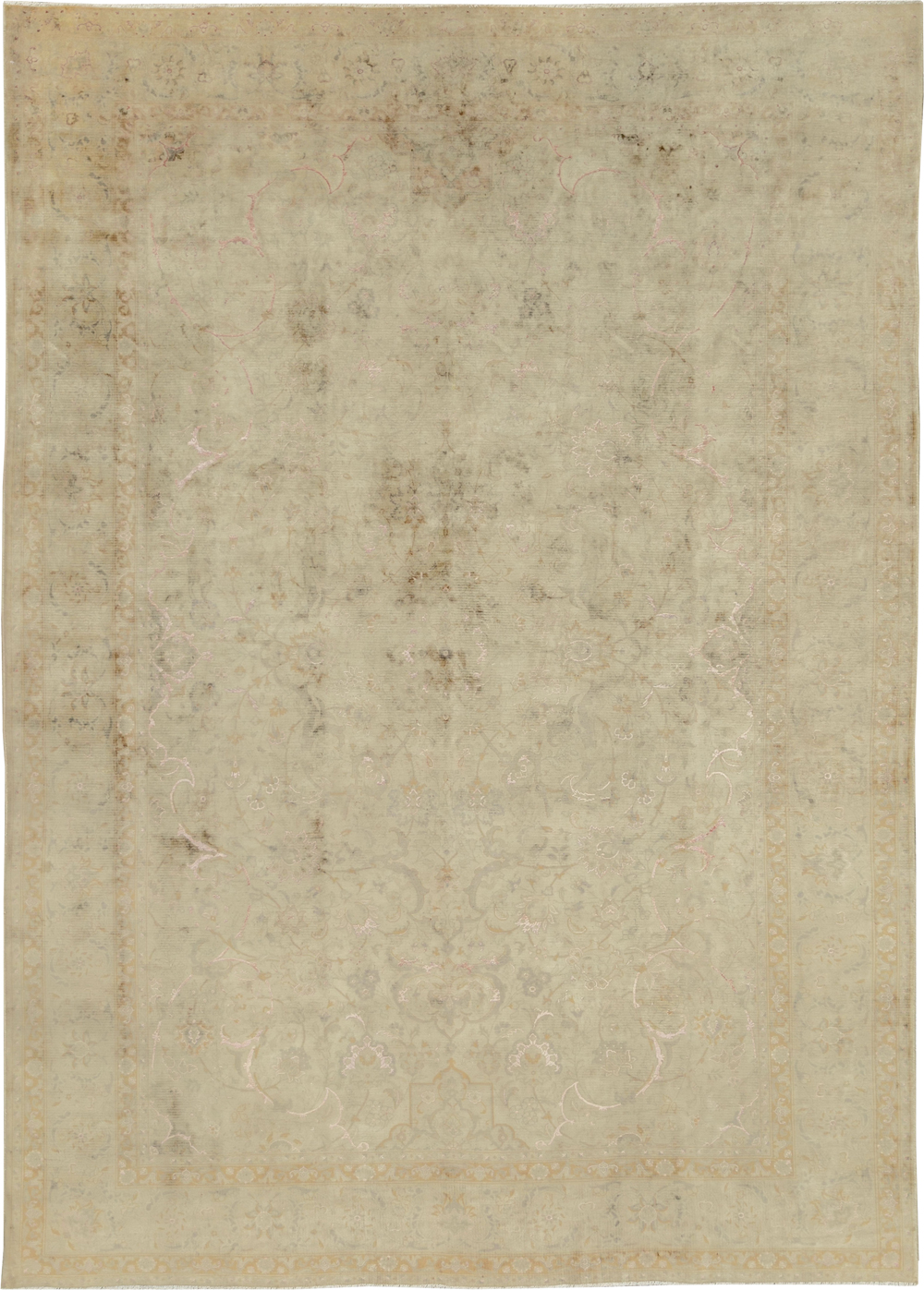 Vintage Persian Tabriz Carpet, No.14007 - Galerie Shabab