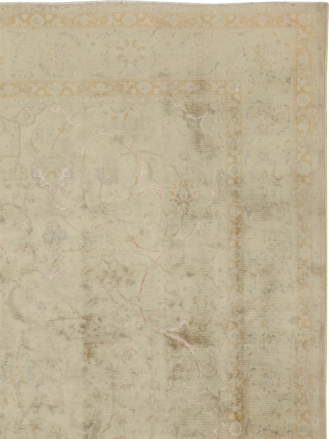 Vintage Persian Tabriz Carpet, No.14007 - Galerie Shabab