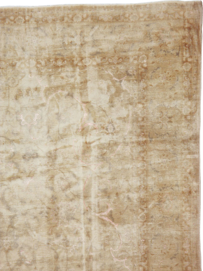 Vintage Persian Tabriz Carpet, No.14007 - Galerie Shabab