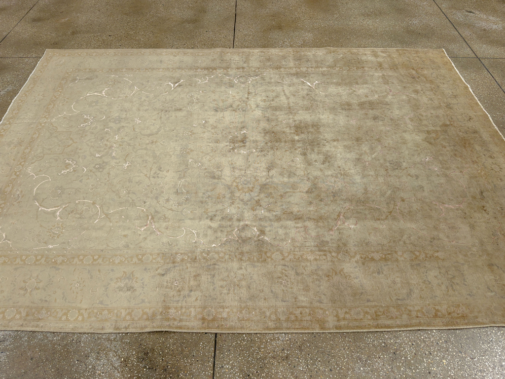 Vintage Persian Tabriz Carpet, No.14007 - Galerie Shabab