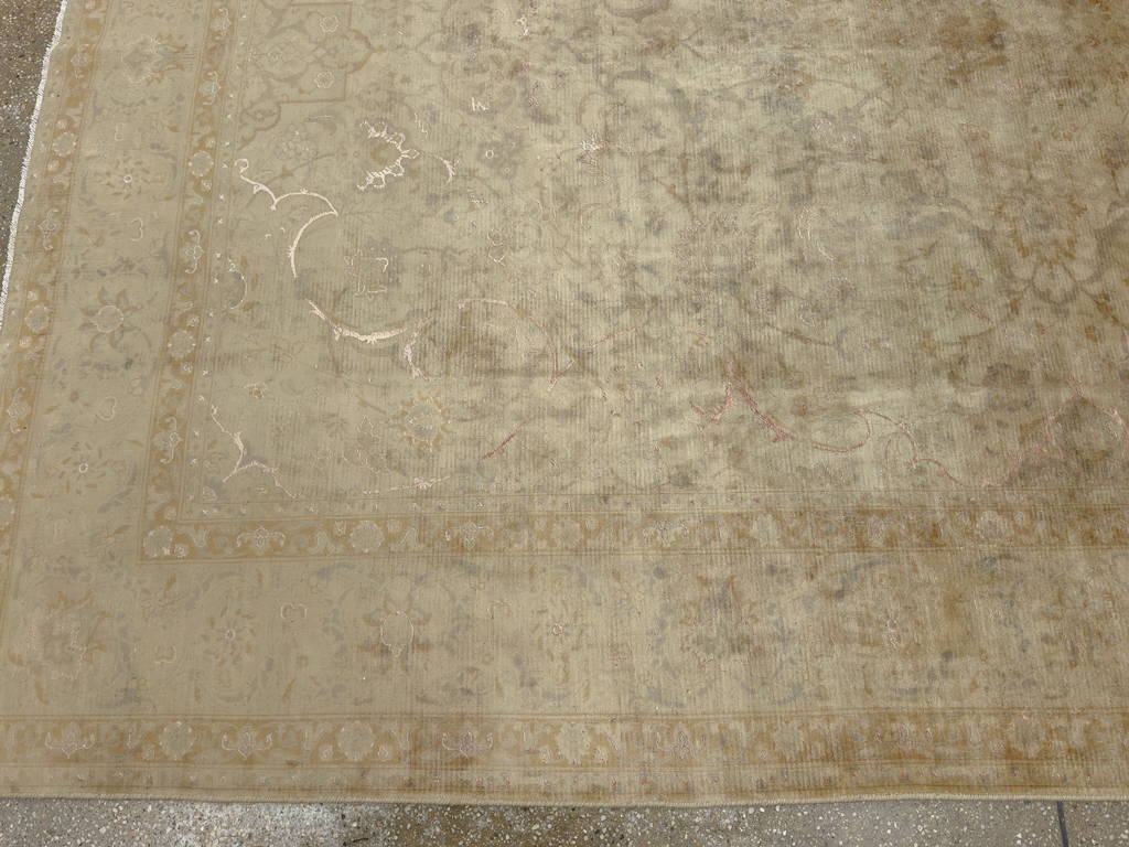 Vintage Persian Tabriz Carpet, No.14007 - Galerie Shabab