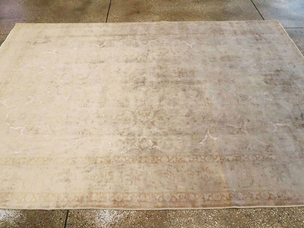 Vintage Persian Tabriz Carpet, No.14007 - Galerie Shabab