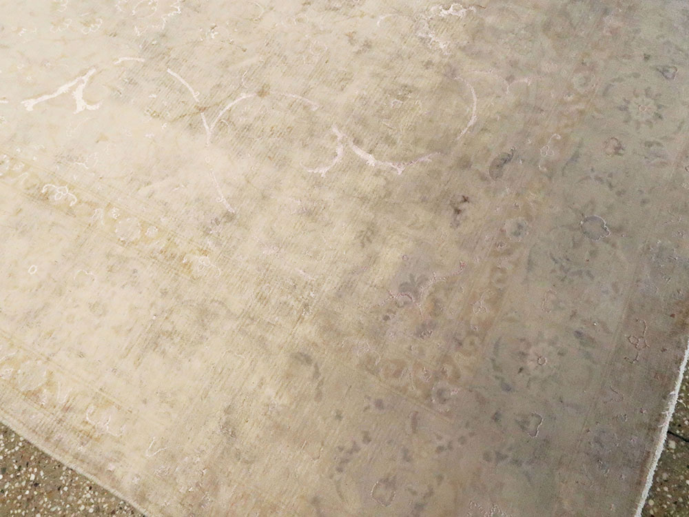 Vintage Persian Tabriz Carpet, No.14007 - Galerie Shabab