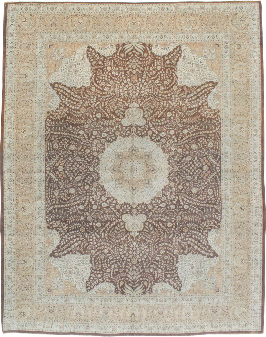 Vintage Persian Tabriz Carpet, No.14011 - Galerie Shabab