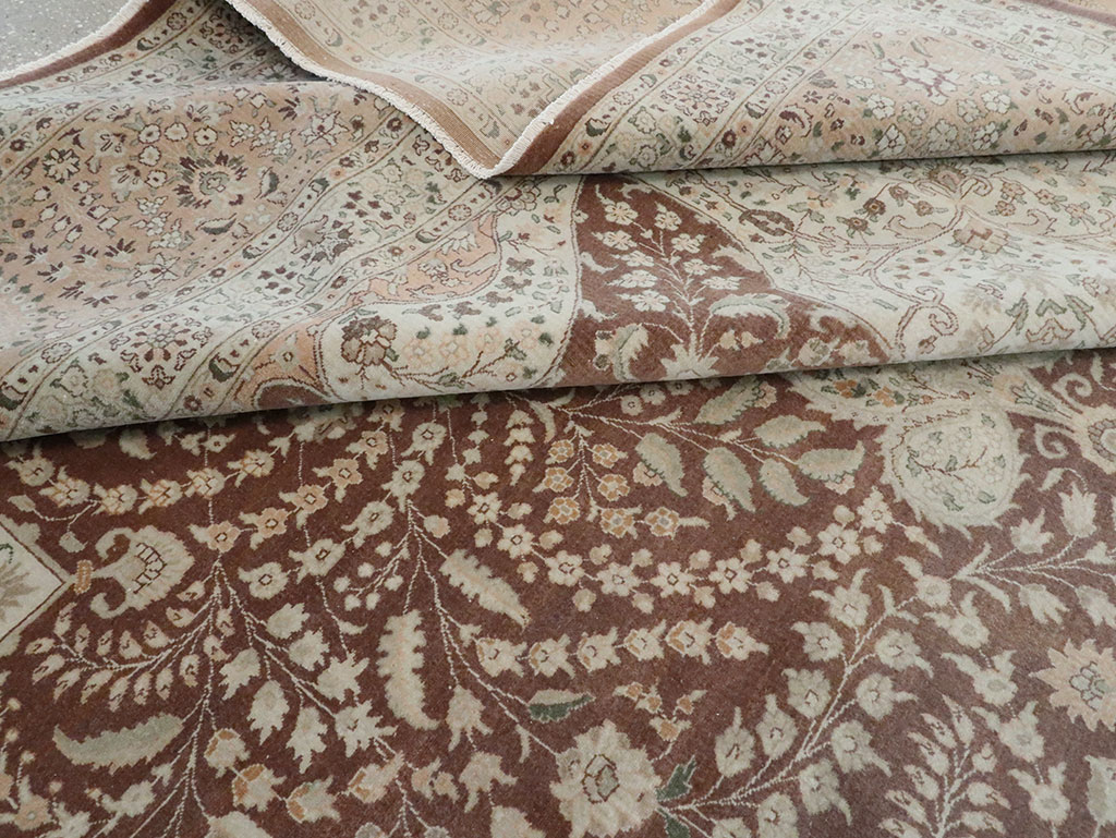 Vintage Persian Tabriz Carpet, No.14011 - Galerie Shabab
