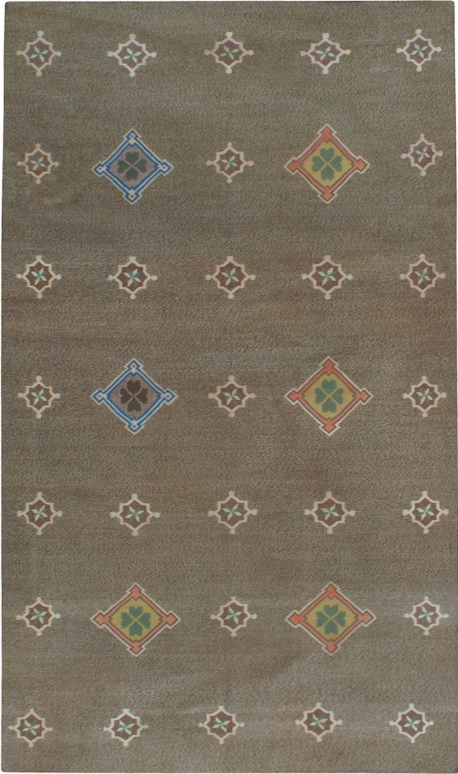 Vintage Indian Flat-woven Dhurrie Rug, No.14020 - Galerie Shabab