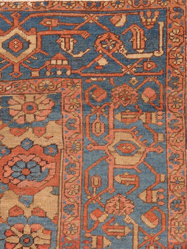 Antique Persian Heriz Carpet, No.14037 - Galerie Shabab