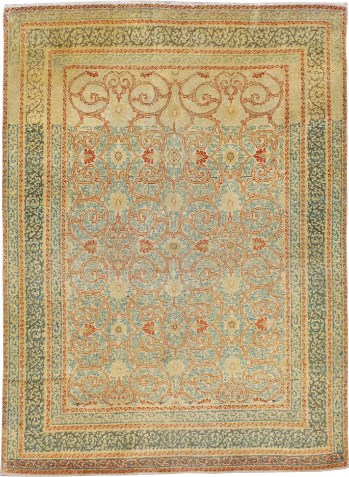 Antique Persian Tabriz Hagi Jalili Rug, No.14043 - Galerie Shabab