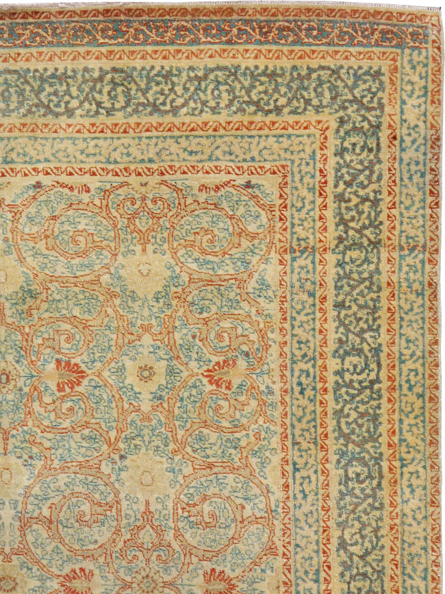 Antique Persian Tabriz Hagi Jalili Rug, No.14043 - Galerie Shabab