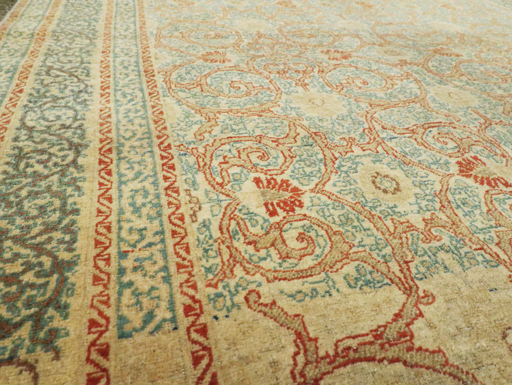 Antique Persian Tabriz Hagi Jalili Rug, No.14043 - Galerie Shabab