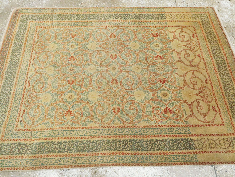 Antique Persian Tabriz Hagi Jalili Rug, No.14043 - Galerie Shabab