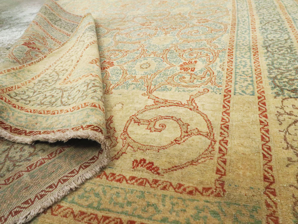Antique Persian Tabriz Hagi Jalili Rug, No.14043 - Galerie Shabab