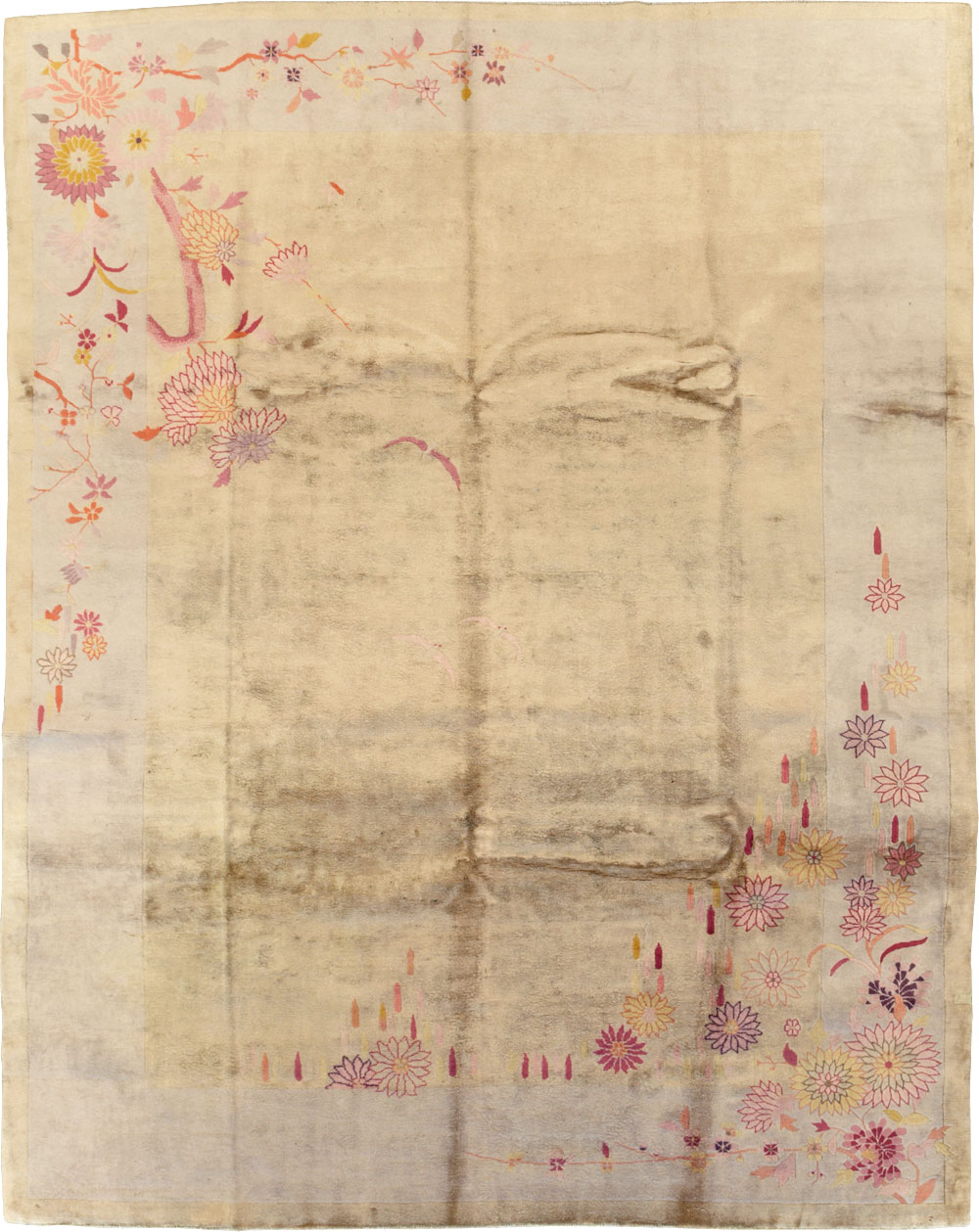 Vintage Chinese Art Deco Room Size Carpet, No.14045 - Galerie Shabab