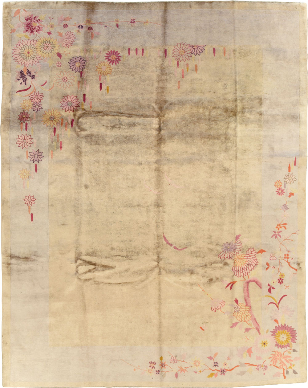 Vintage Chinese Art Deco Room Size Carpet, No.14045 - Galerie Shabab