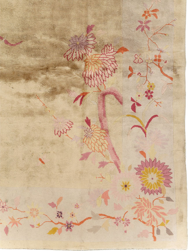 Vintage Chinese Art Deco Room Size Carpet, No.14045 - Galerie Shabab