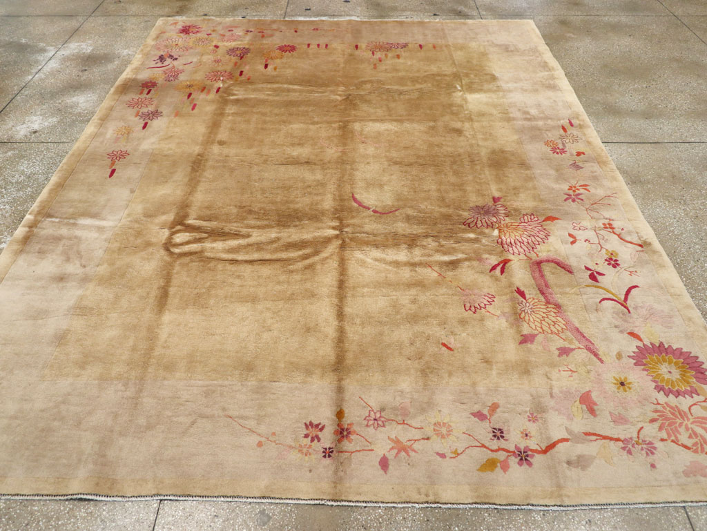 Vintage Chinese Art Deco Room Size Carpet, No.14045 - Galerie Shabab