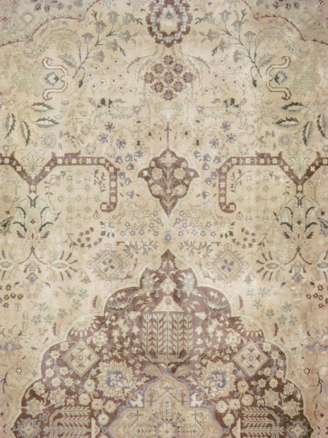 Vintage Persian Tabriz Carpet, No.14056 - Galerie Shabab