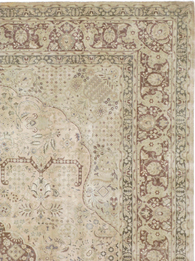 Vintage Persian Tabriz Carpet, No.14056 - Galerie Shabab
