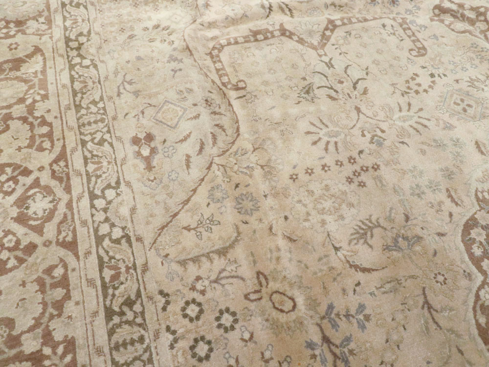 Vintage Persian Tabriz Carpet, No.14056 - Galerie Shabab