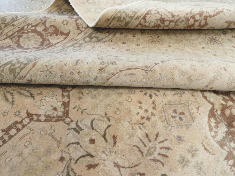 Vintage Persian Tabriz Carpet, No.14056 - Galerie Shabab