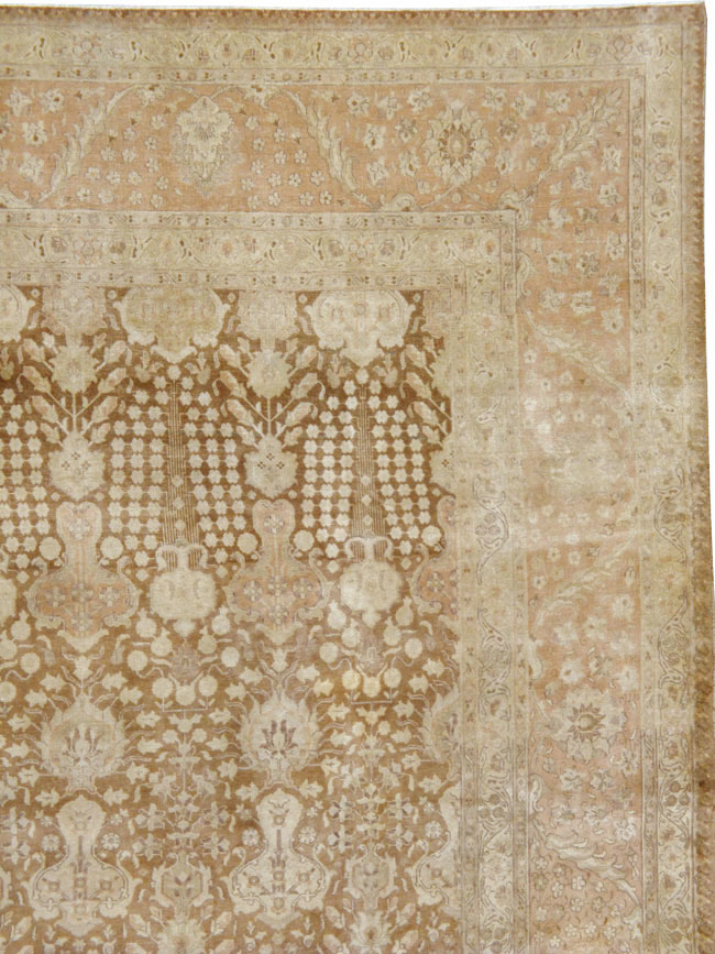 Vintage Persian Tabriz Carpet, No.14060 - Galerie Shabab