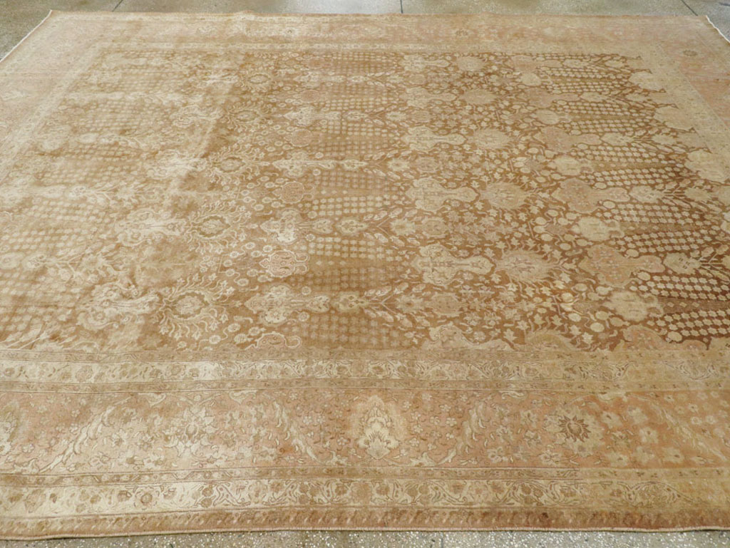 Vintage Persian Tabriz Carpet, No.14060 - Galerie Shabab
