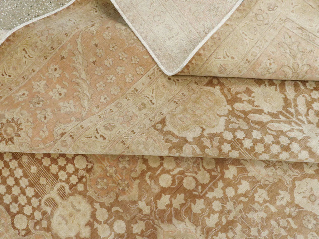 Vintage Persian Tabriz Carpet, No.14060 - Galerie Shabab