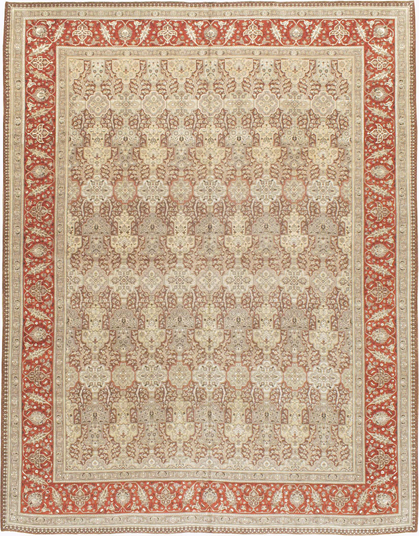 Vintage Persian Tabriz Carpet, No.14061 - Galerie Shabab