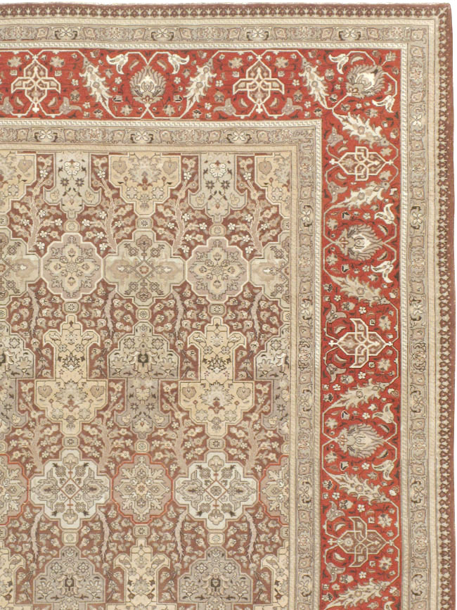 Vintage Persian Tabriz Carpet, No.14061 - Galerie Shabab