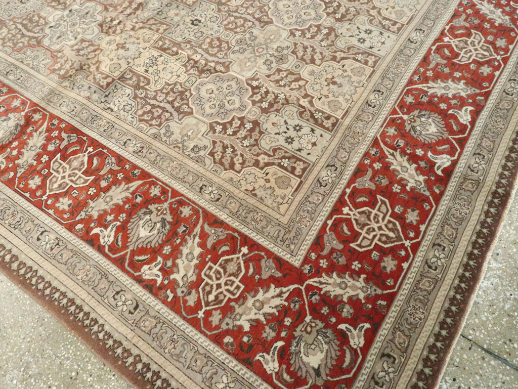 Vintage Persian Tabriz Carpet, No.14061 - Galerie Shabab