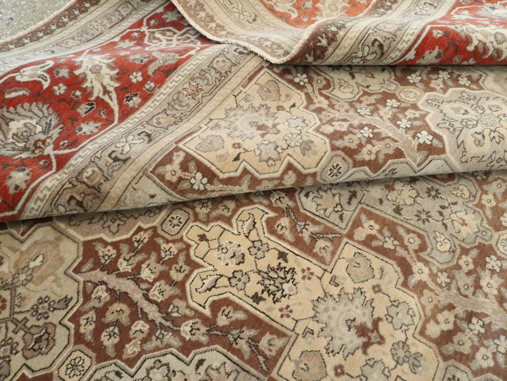 Vintage Persian Tabriz Carpet, No.14061 - Galerie Shabab