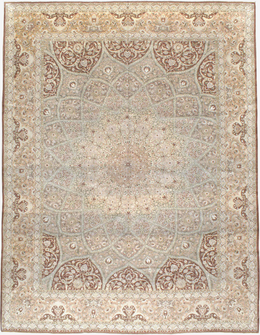 Vintage Persian Tabriz Carpet, No.14064 - Galerie Shabab